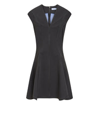 Robe patineuse bi-couleur - Noir & Bleu Mugler