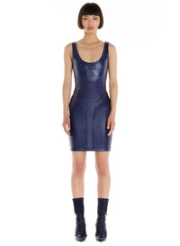 Robe cintrée lycra recyclé - Navy