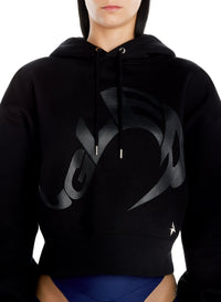 Gilet à capuche avec logo - Noir