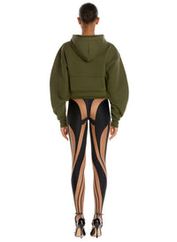 Gilet à capuche avec logo - Military Green