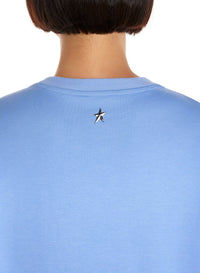 T-shirt en coton - Blue & Neon Yellow