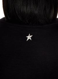 T-shirt en coton - Noir Intense