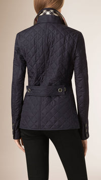 NAVY Veste capitonnée