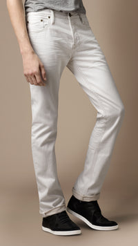 WHITE Jean slim Steadman blanc