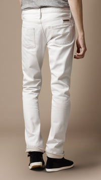 WHITE Jean slim Steadman blanc
