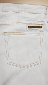 WHITE Jean slim Steadman blanc