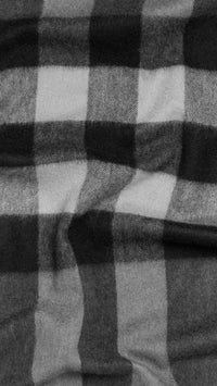 Écharpe en cachemire à motif giant exploded check - Check anthracite sombre