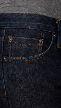 INDIGO RINSE WASH Jean slim rinçage indigo Steadman