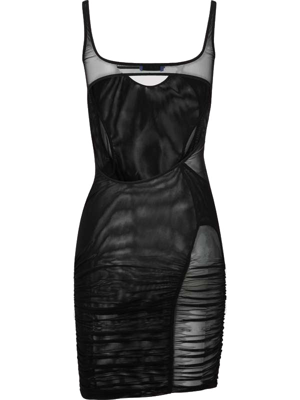 Robe en maille noire - Noir