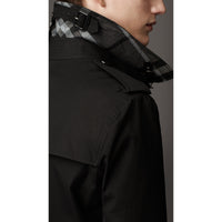 BLACK Trench-coat en gabardine de coton