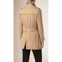 Trench-coat en gabardine de coton - Miel