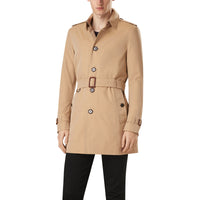 Trench-coat en gabardine de coton - Miel