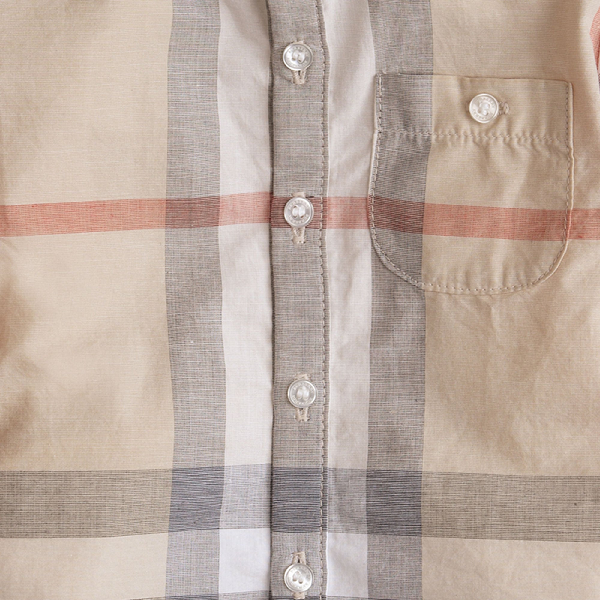 PALE CLASSIC CHECK Chemise en coton délavé à motif check