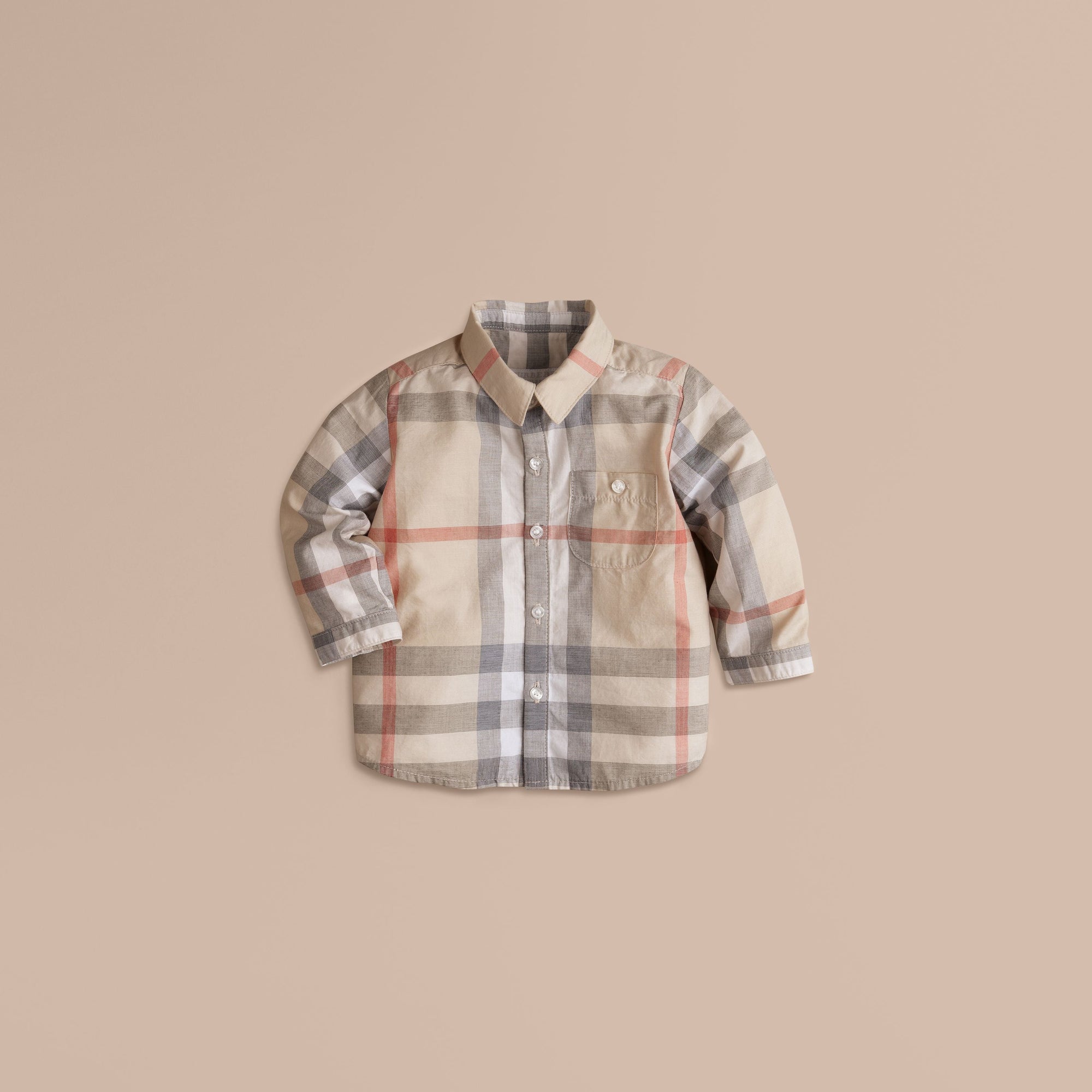 PALE CLASSIC CHECK Chemise en coton délavé à motif check