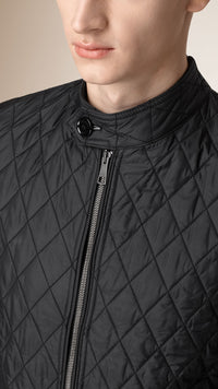 BLACK Veste Harrington matelassée