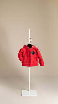 MILITARY RED Haut à capuche Heritage en coton mélangé