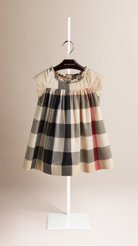 NEW CLASSIC CHECK Robe en coton en check