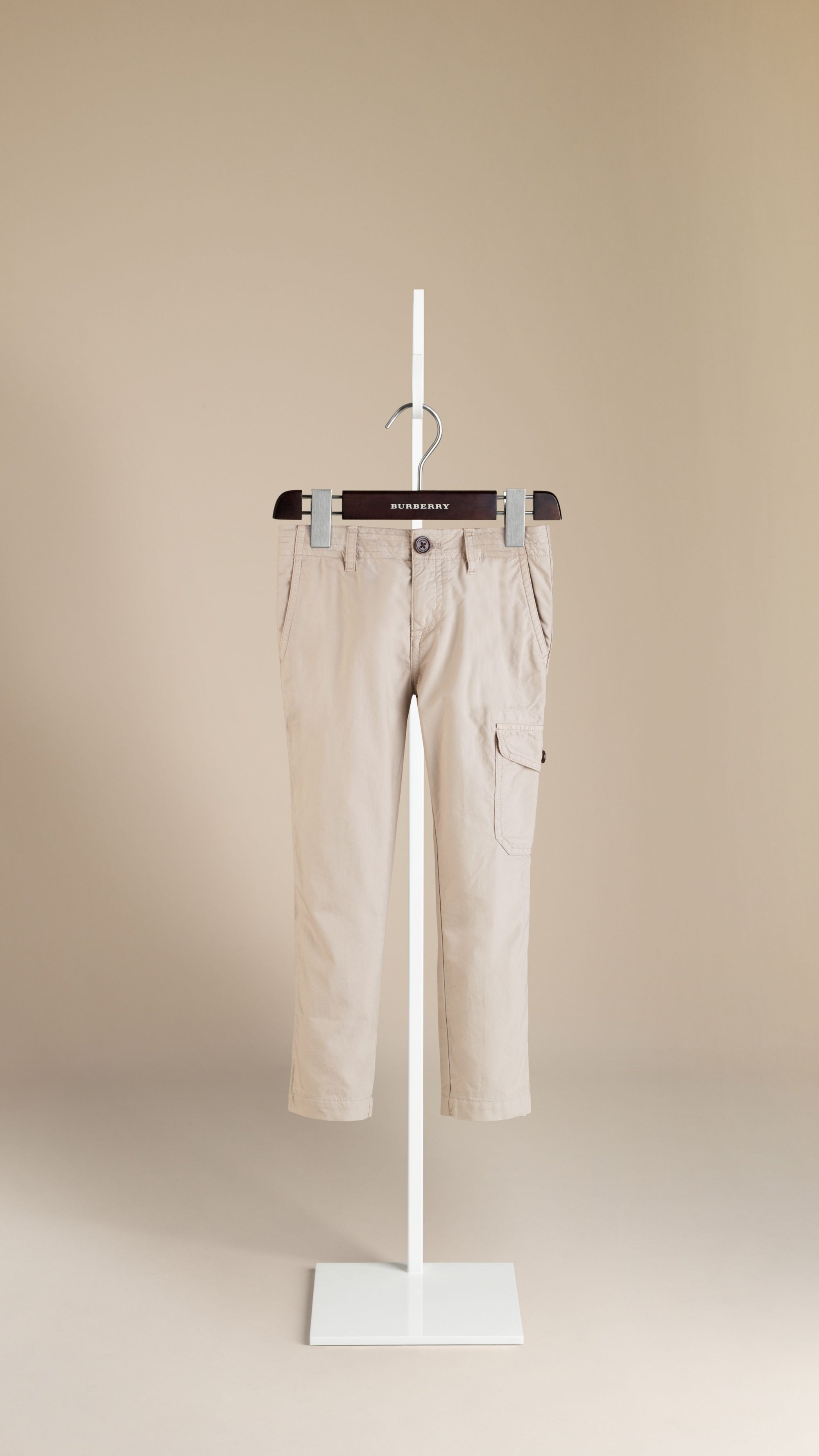 TRENCH Pantalon chino skinny en coton