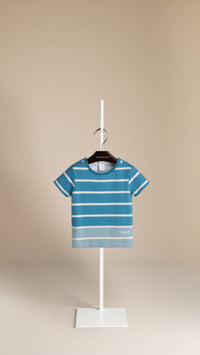 FORGET ME NOT T-shirt en coton rayé