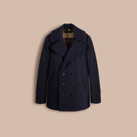 NAVY Caban en laine et cachemire