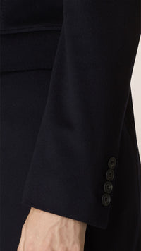 NAVY Pardessus en laine et cachemire