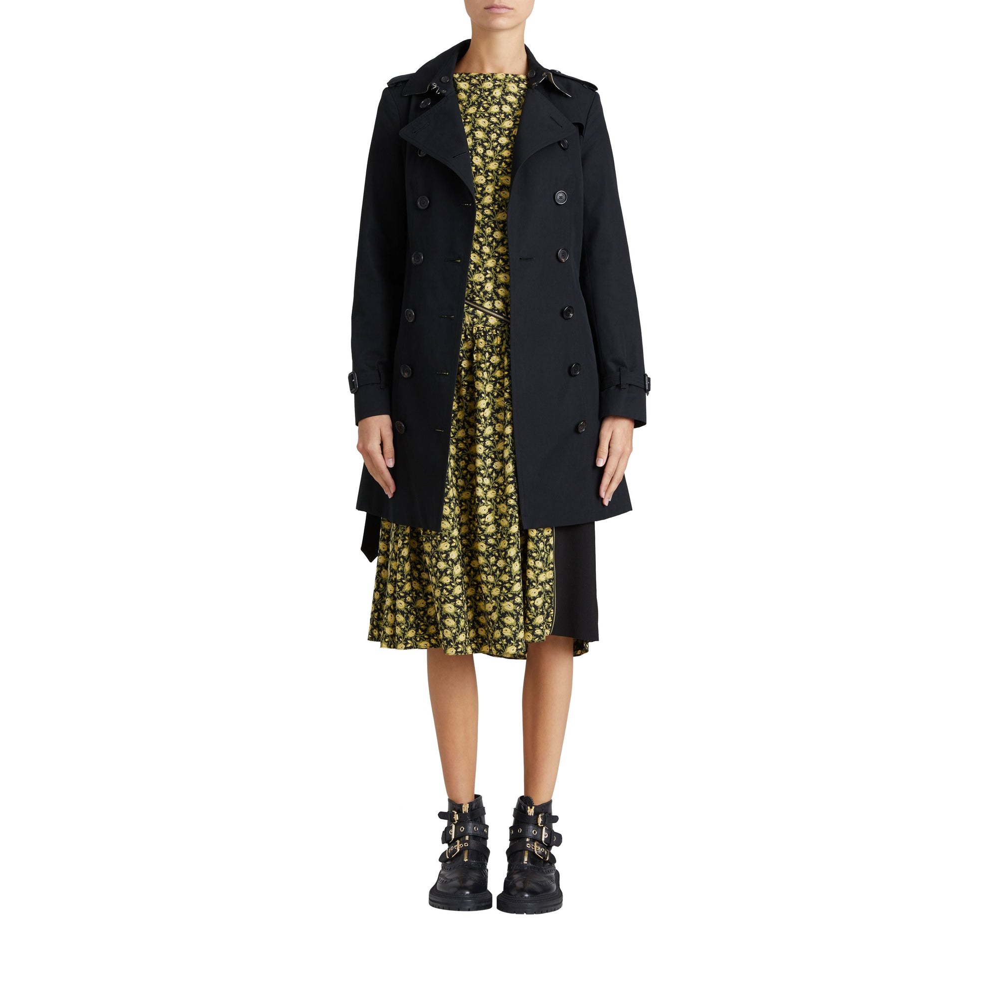 BLACK The Sandringham – Trench mi-long