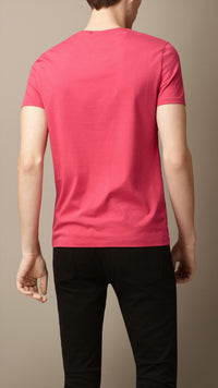 BRIGHT ROSE T-shirt en coton ultradoux