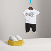 BLACK Legging en coton avec détails à motif check