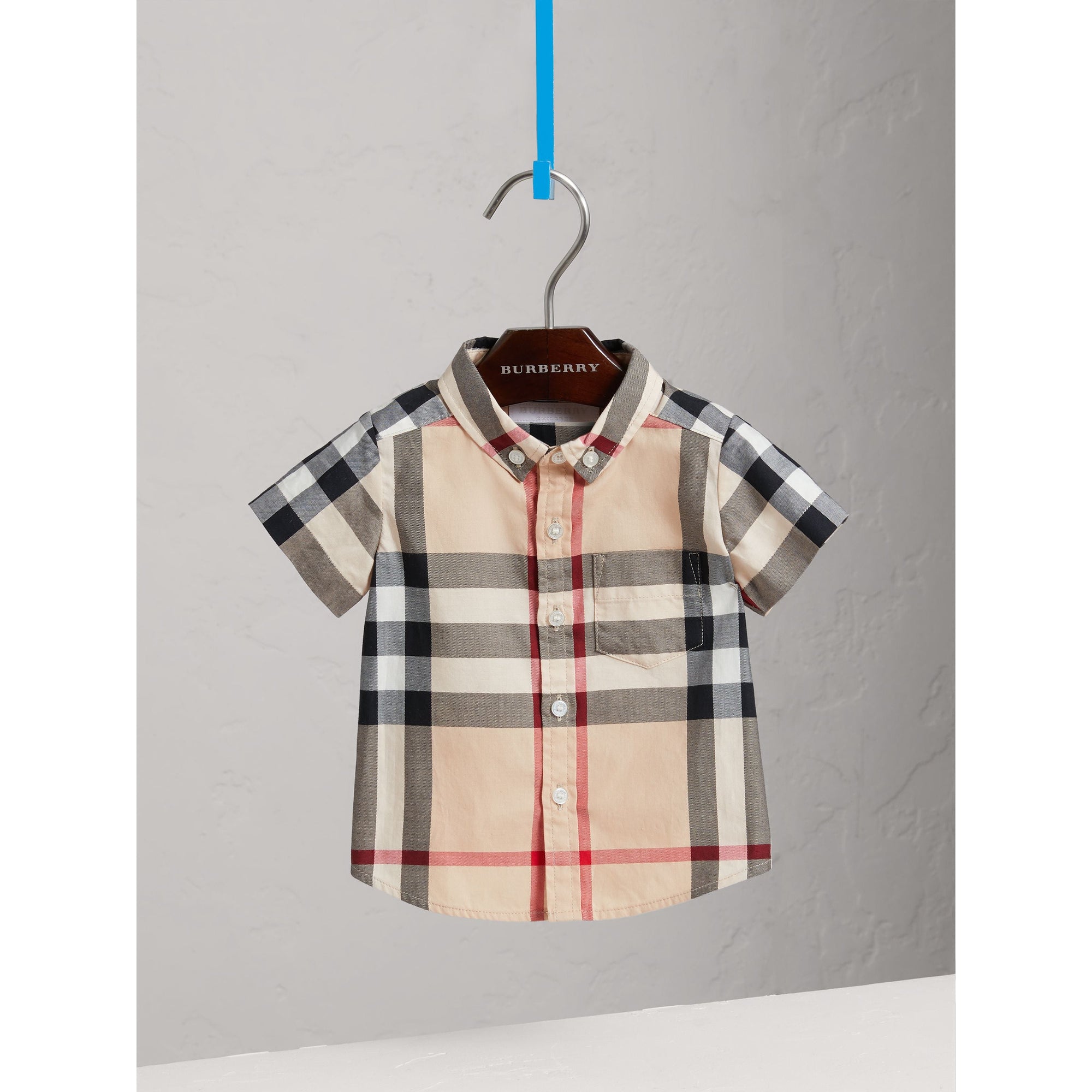 NEW CLASSIC CHECK Chemise en sergé de coton à motif check