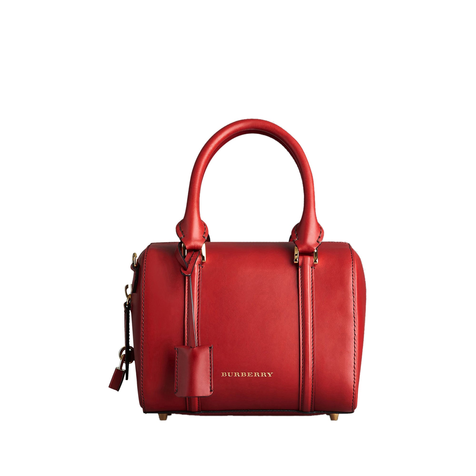 Petit sac the Alchester en cuir sartorial - Rouge militaire