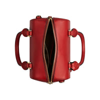 Petit sac The Alchester en cuir sartorial - Rouge Militaire