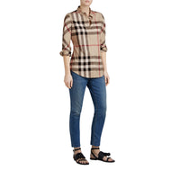 NEW CLASSIC CHECK Chemise en check coton extensible