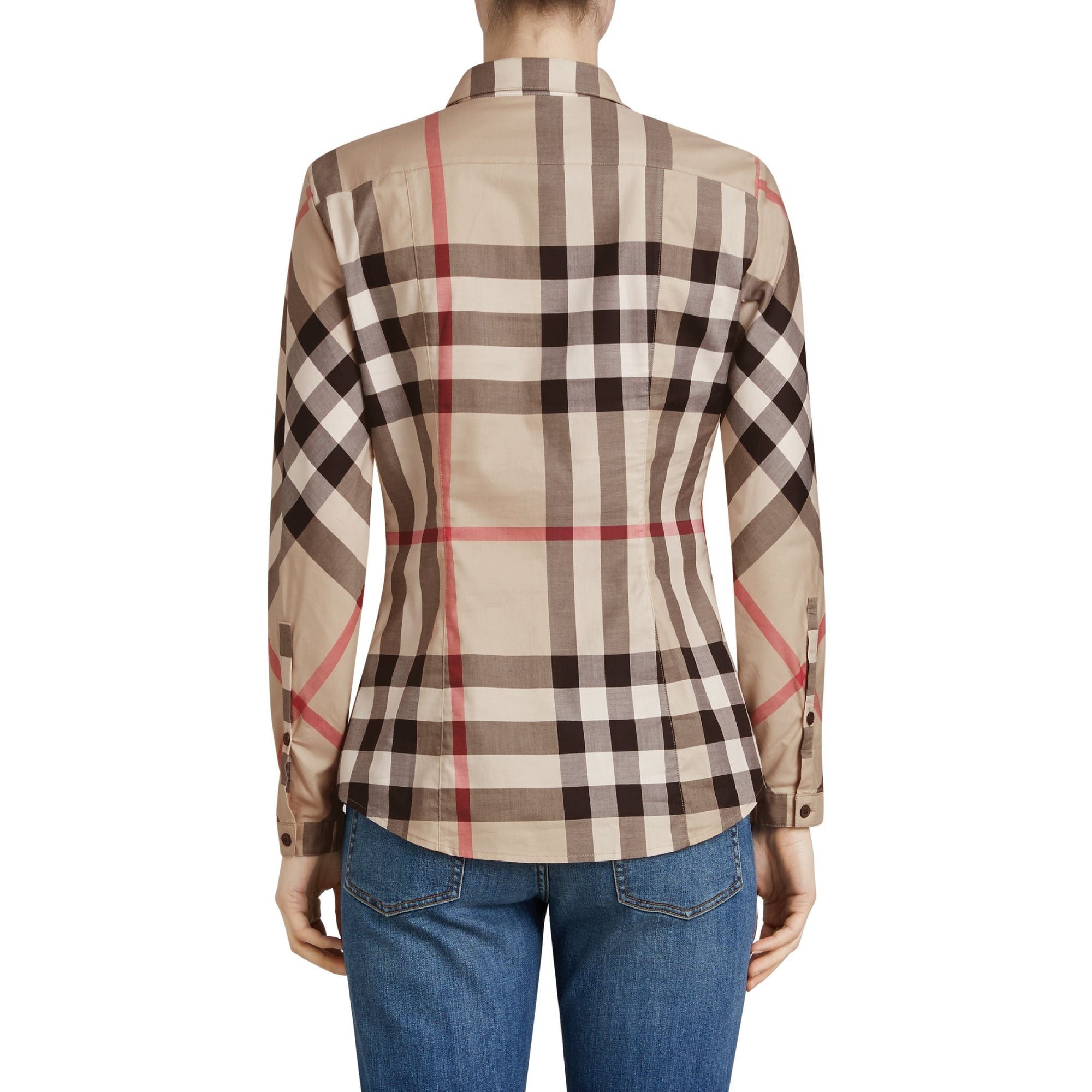 NEW CLASSIC CHECK Chemise en check coton extensible