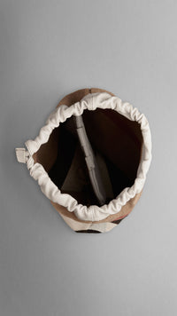 ECRU The Little Duffle en toile check