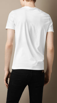 OPTIC WHITE T-shirt en coton ultradoux
