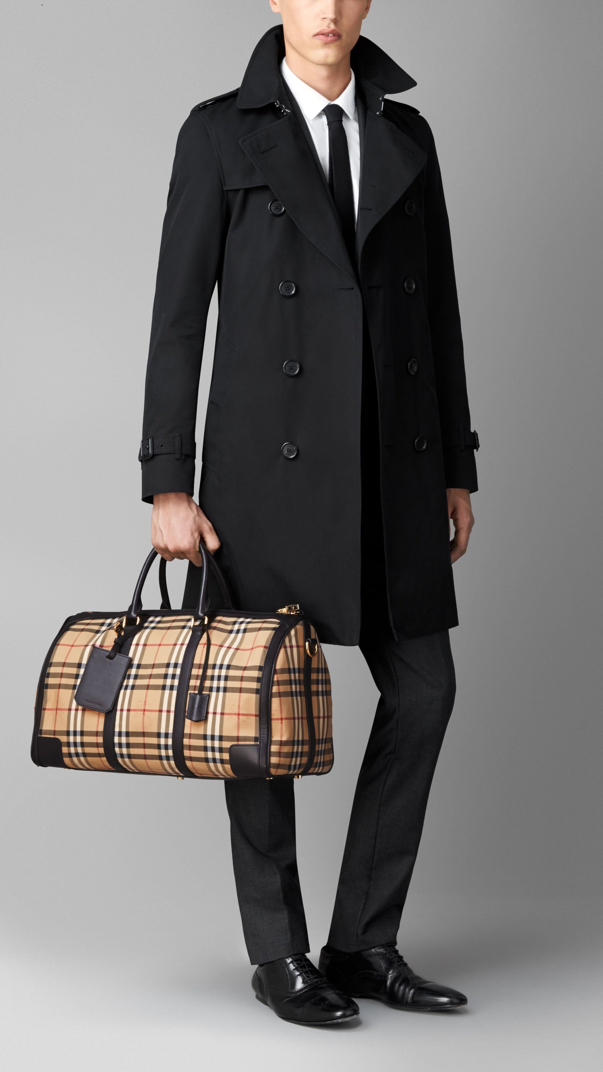 BLACK Grand sac The Alchester en Horseferry check
