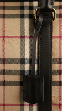 BLACK Grand sac The Alchester en Horseferry check