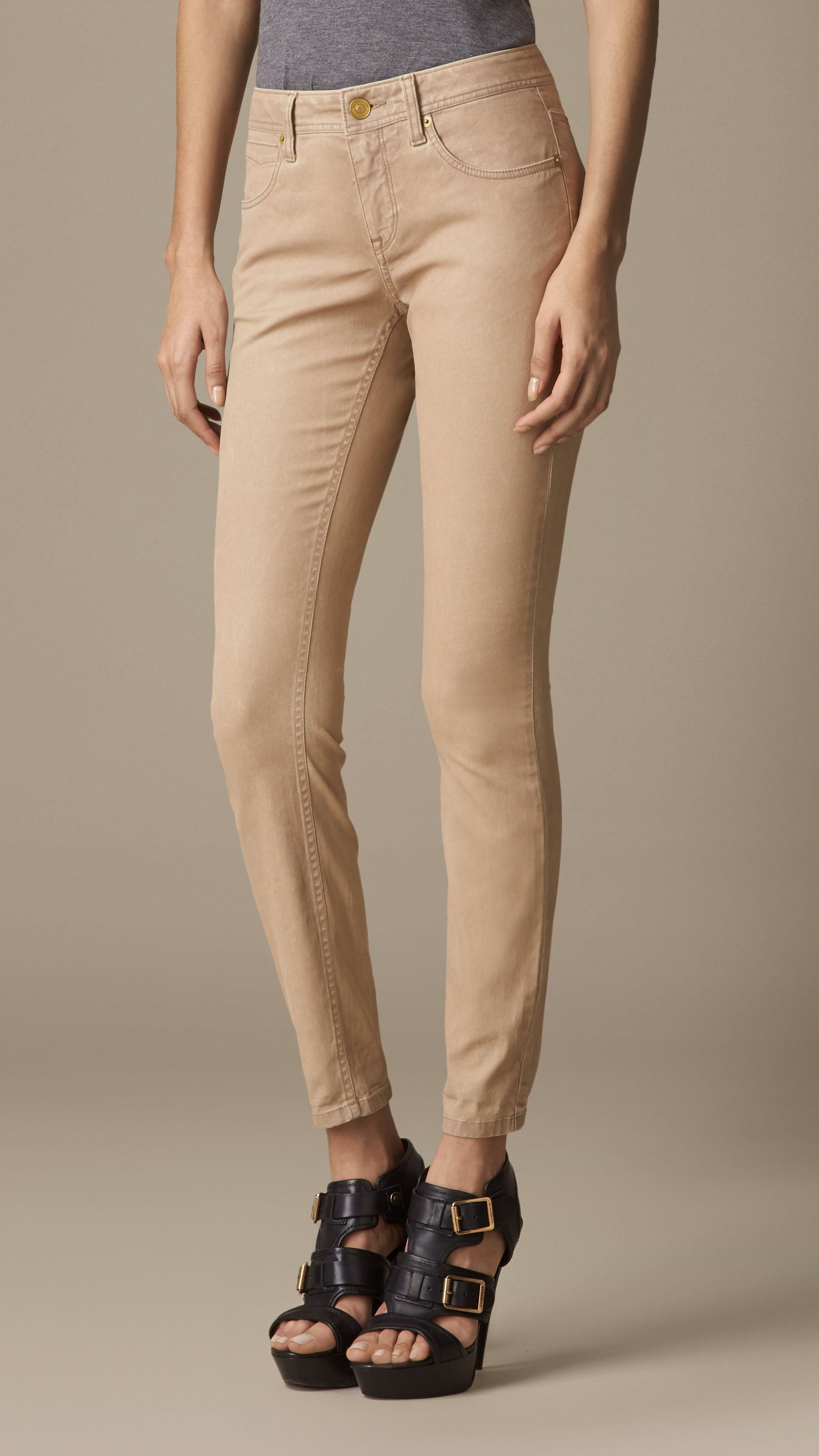 TRENCH Jean skinny peint par pulvérisation Westbourne