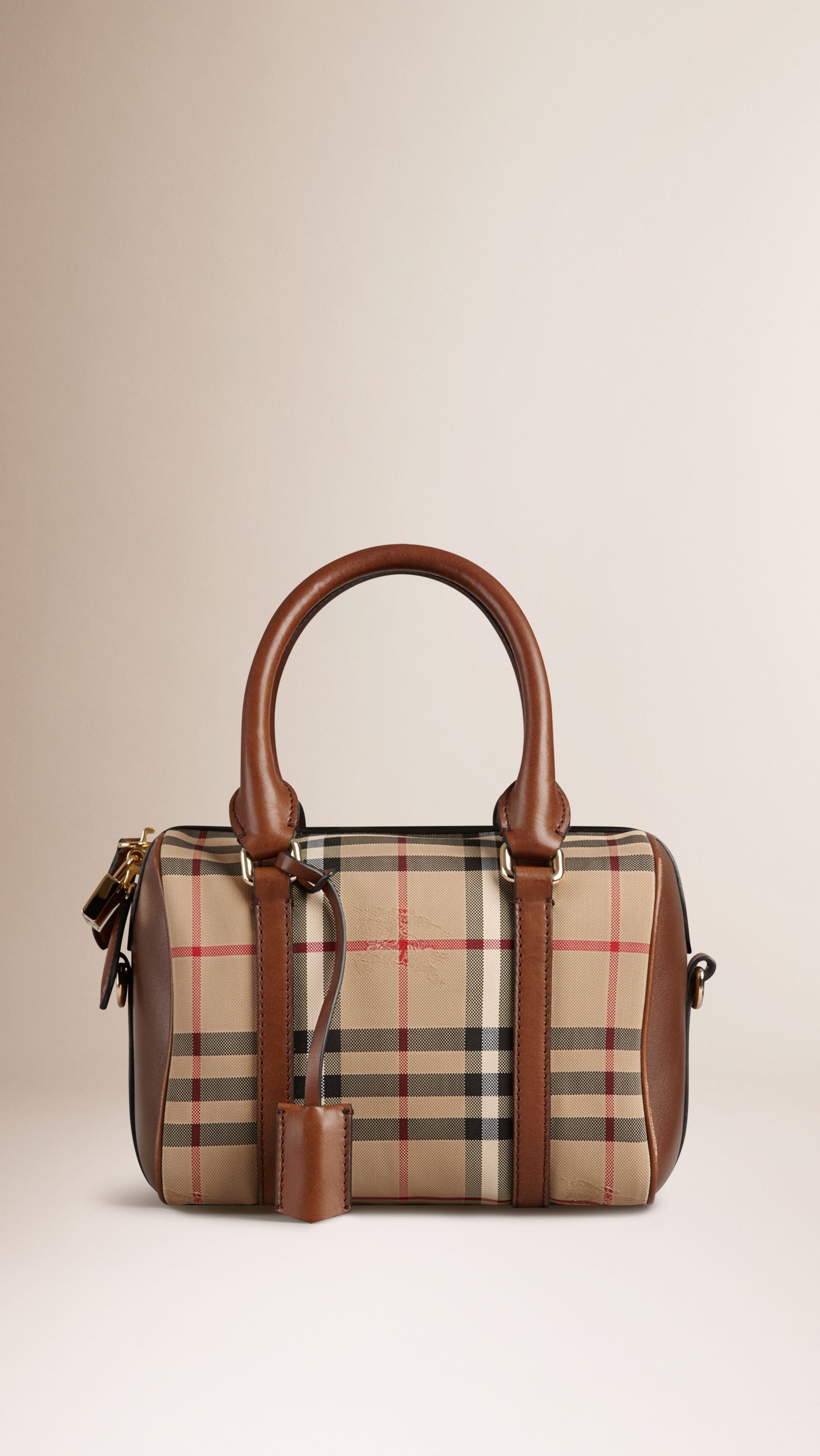 HONEY/TAN Petit sac The Alchester à motif Horseferry check