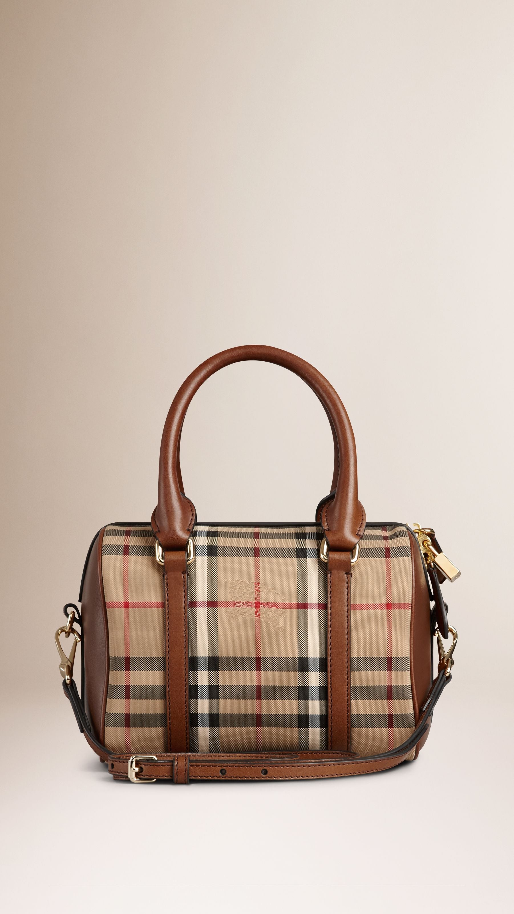 HONEY/TAN Petit sac The Alchester à motif Horseferry check