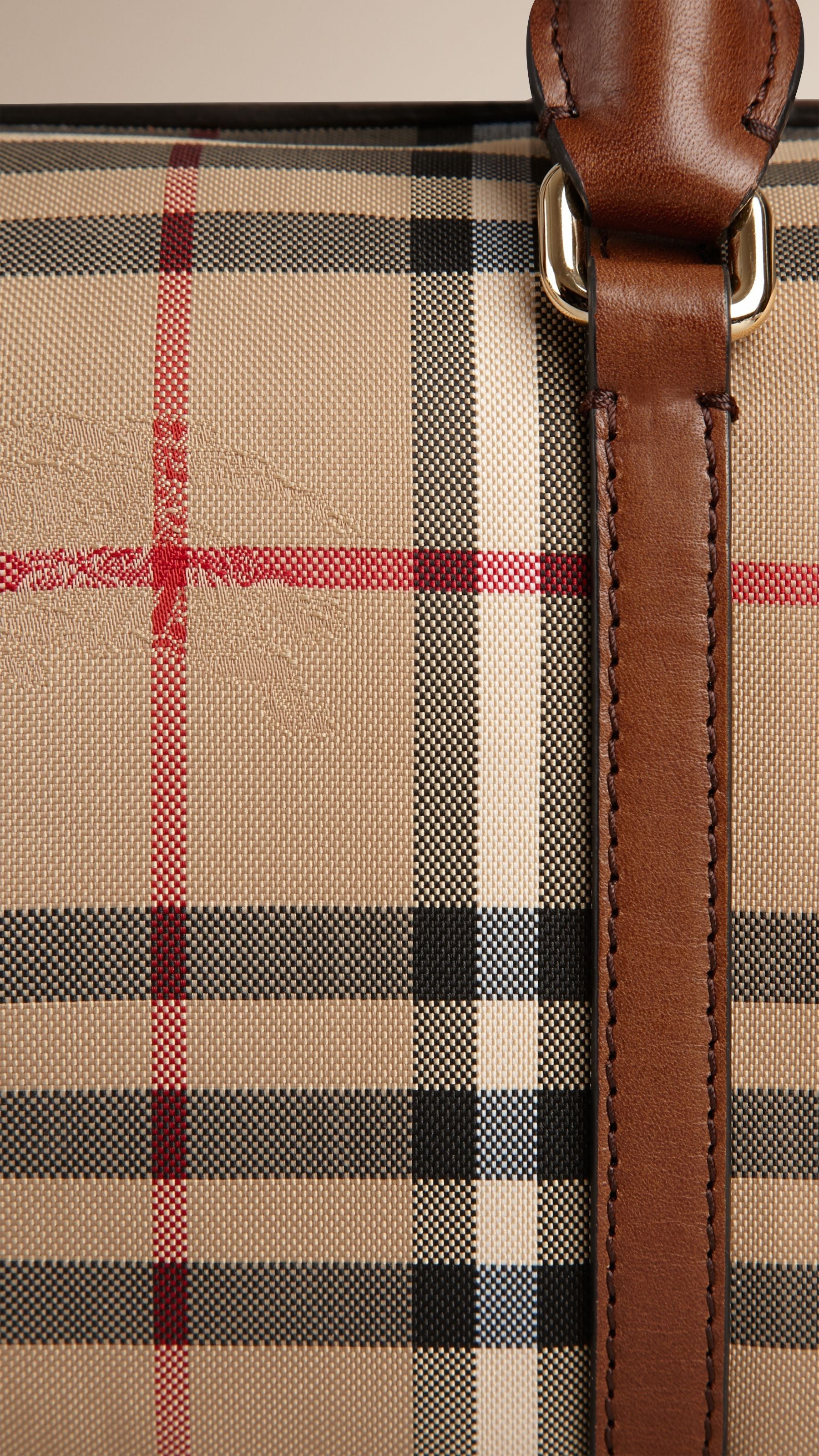 HONEY/TAN Petit sac The Alchester à motif Horseferry check