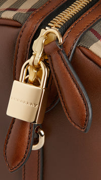 HONEY/TAN Petit sac The Alchester à motif Horseferry check