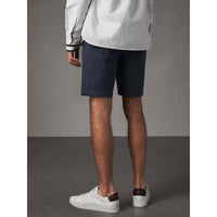 INDIGO Short chino en popeline de coton
