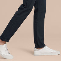 INDIGO Chino slim en popeline de coton