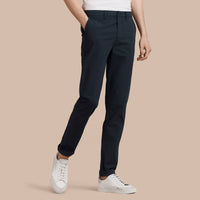 INDIGO Chino slim en popeline de coton