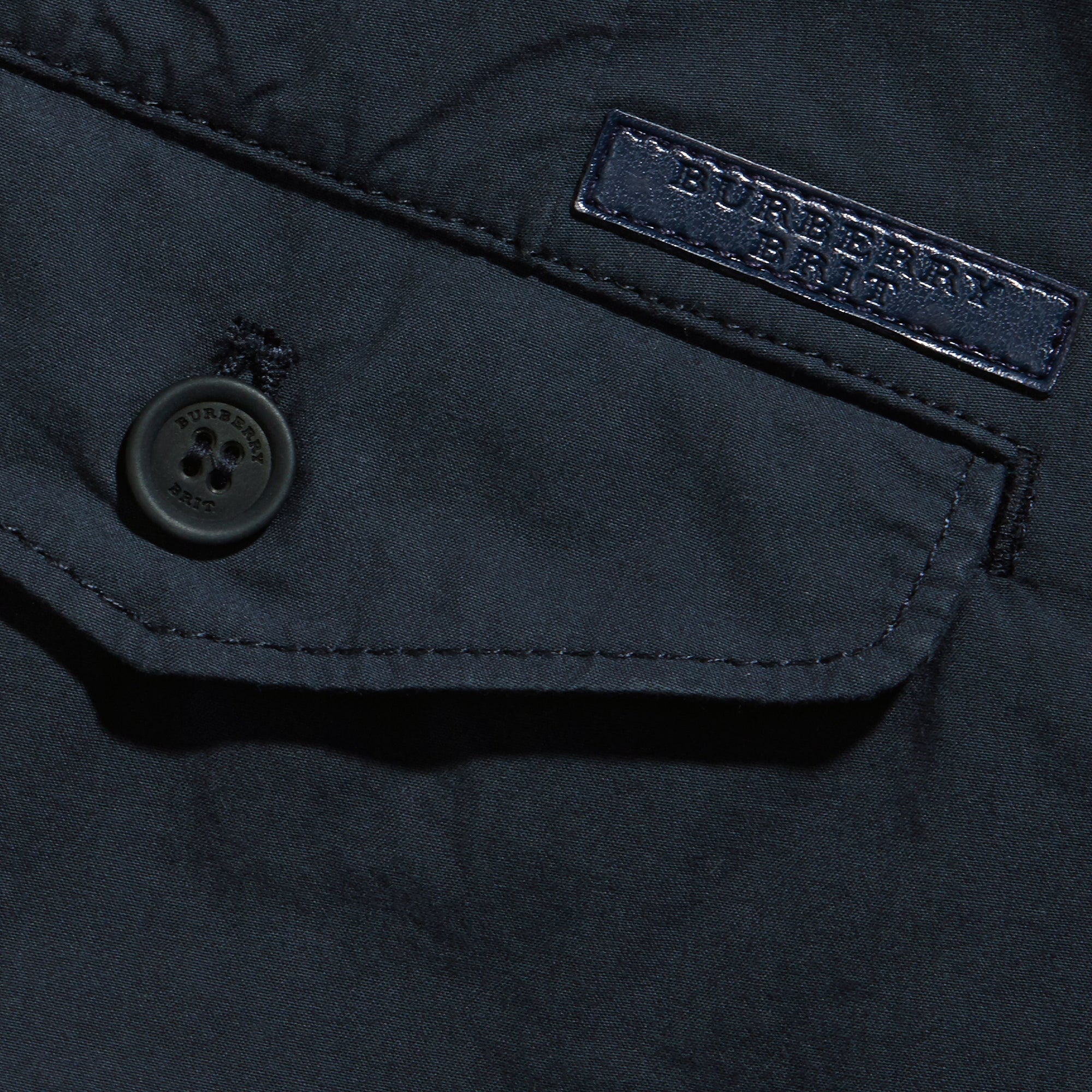 INDIGO Chino slim en popeline de coton
