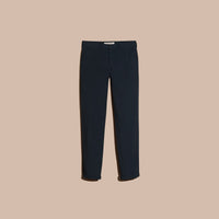 INDIGO Chino slim en popeline de coton