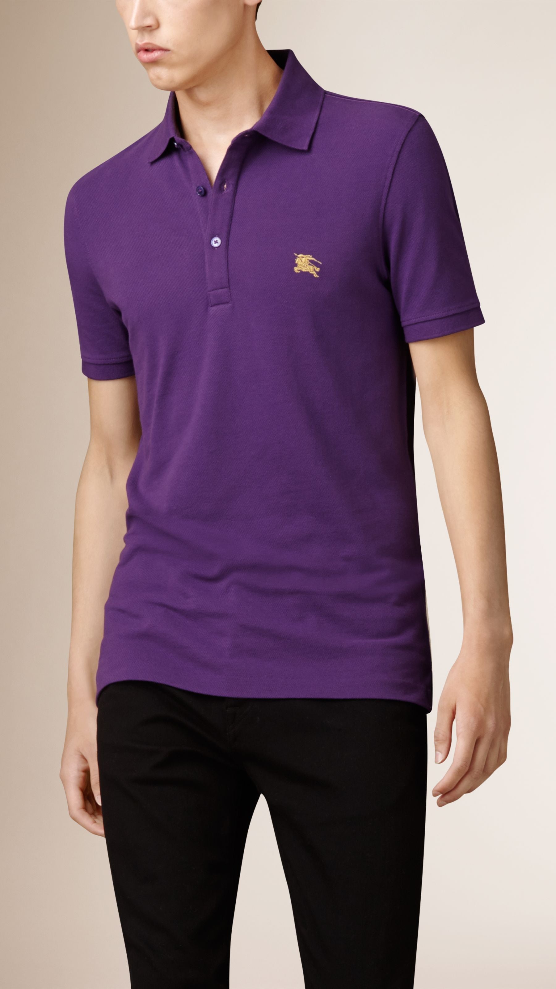 WINDSOR PURPLE Polo en jersey de coton