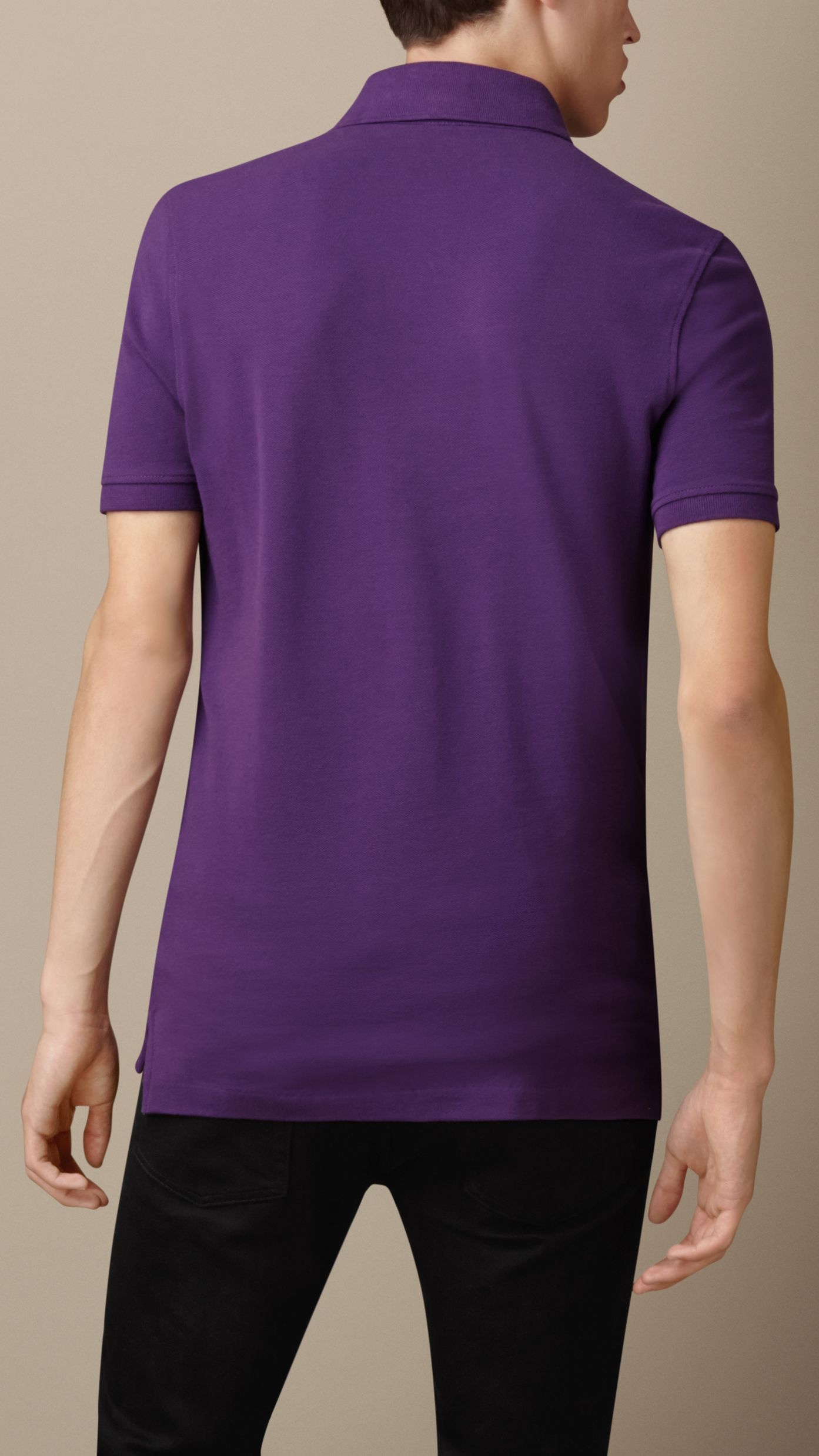 WINDSOR PURPLE Polo en jersey de coton