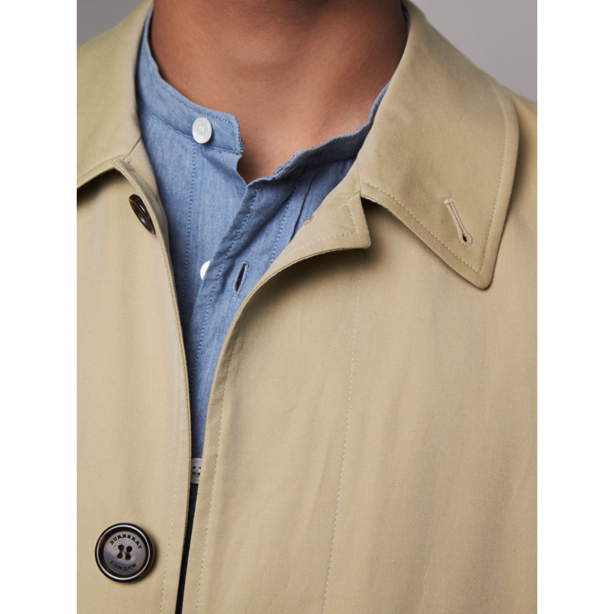 Paletot en gabardine de coton - Miel
